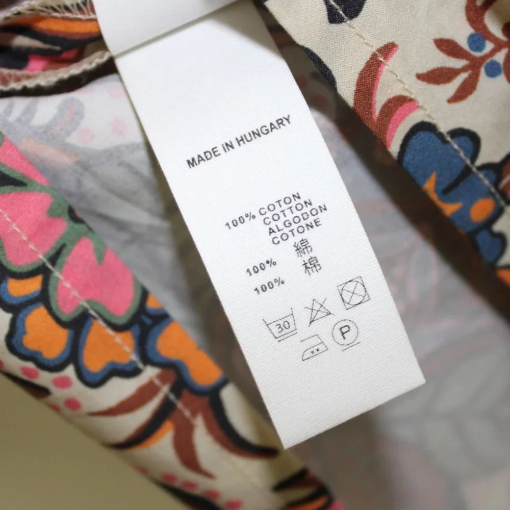 NWT Bonpoint Girl's Delice‎ Long Sleeve Collared Floral Blouse Top 12